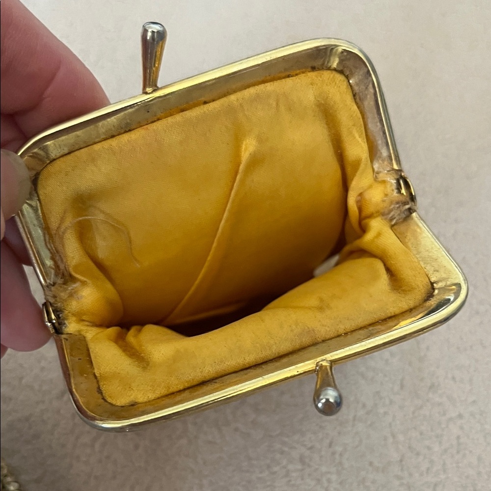 Whiting & Davis Gold Mesh Clutch Set - Picture 4 of 7